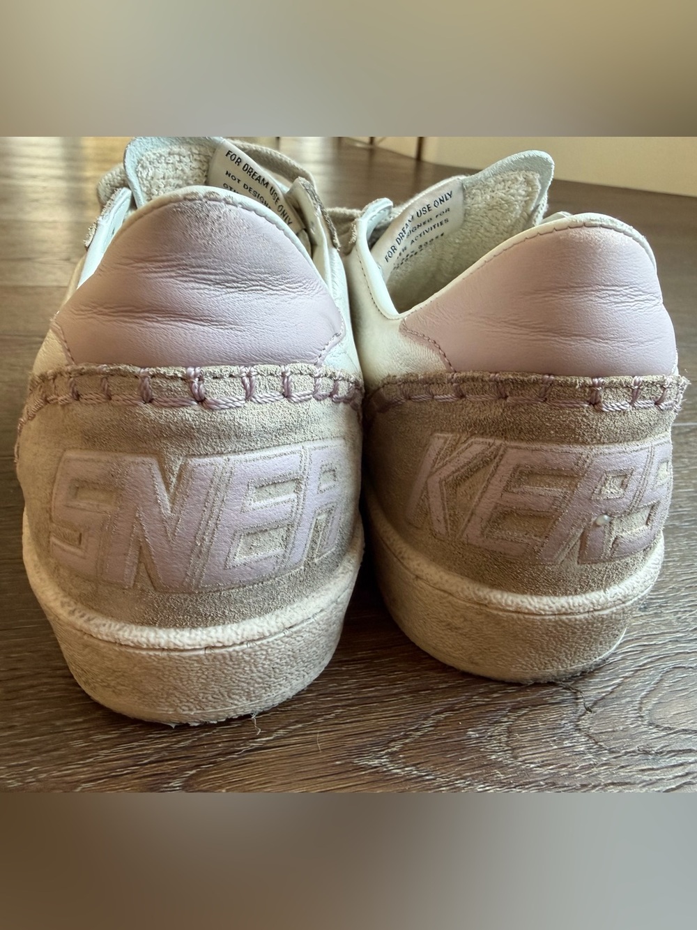 Golden Goose Ball Star Women’s Shoes Sneakers Pink Tan Sz 40 - Picture 9 of 12